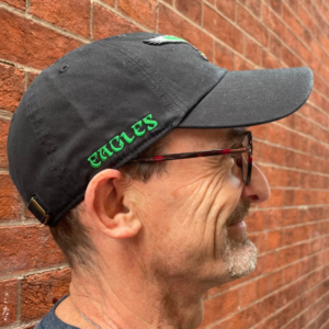 Philadelphia Eagles Historic Black Clean Up Hat with Side Hit