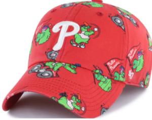 Philadelphia Phillies Red Printfetti Youth Clean Up Hat