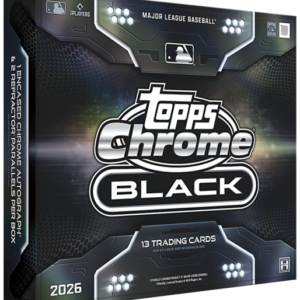 2026 Topps Chrome Black Baseball - Hobby Box